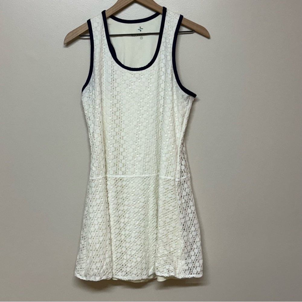 Tuckernuck Tnuck Sport‎ Ivory Tech Lace Leylah Tennis Pickleball Dress sz M